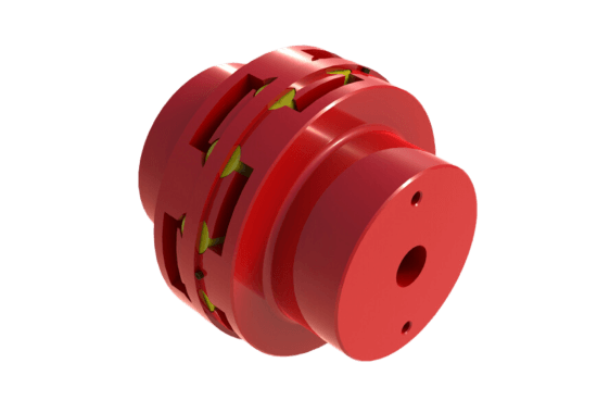 Imagem destaque do produto acoplamento acionac ab. A cor principal deste acoplamento é o vermelho.