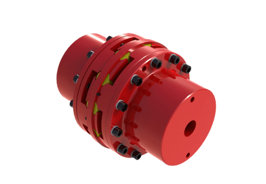 Imagem destaque do produto acoplamento acionac abdd. A cor principal deste acoplamento é o vermelho.