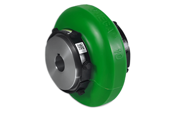 Imagem destaque do produto acoplamento omega hsu. A cor principal deste acoplamento é o verde.