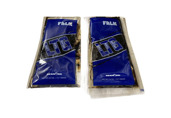 Imagem destaque do produto graxa falk ltg. A imagem consiste de 2 pacotes sendo exibidos lado a lado.